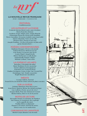 cover image of La Nouvelle Revue Française N° 641